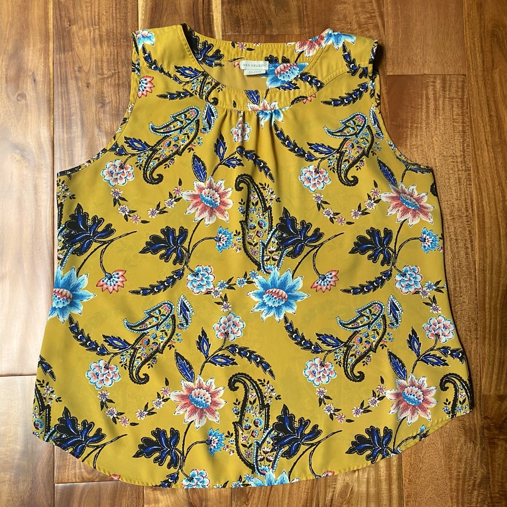 Van Heusen Rayon Sleeveless Blouse